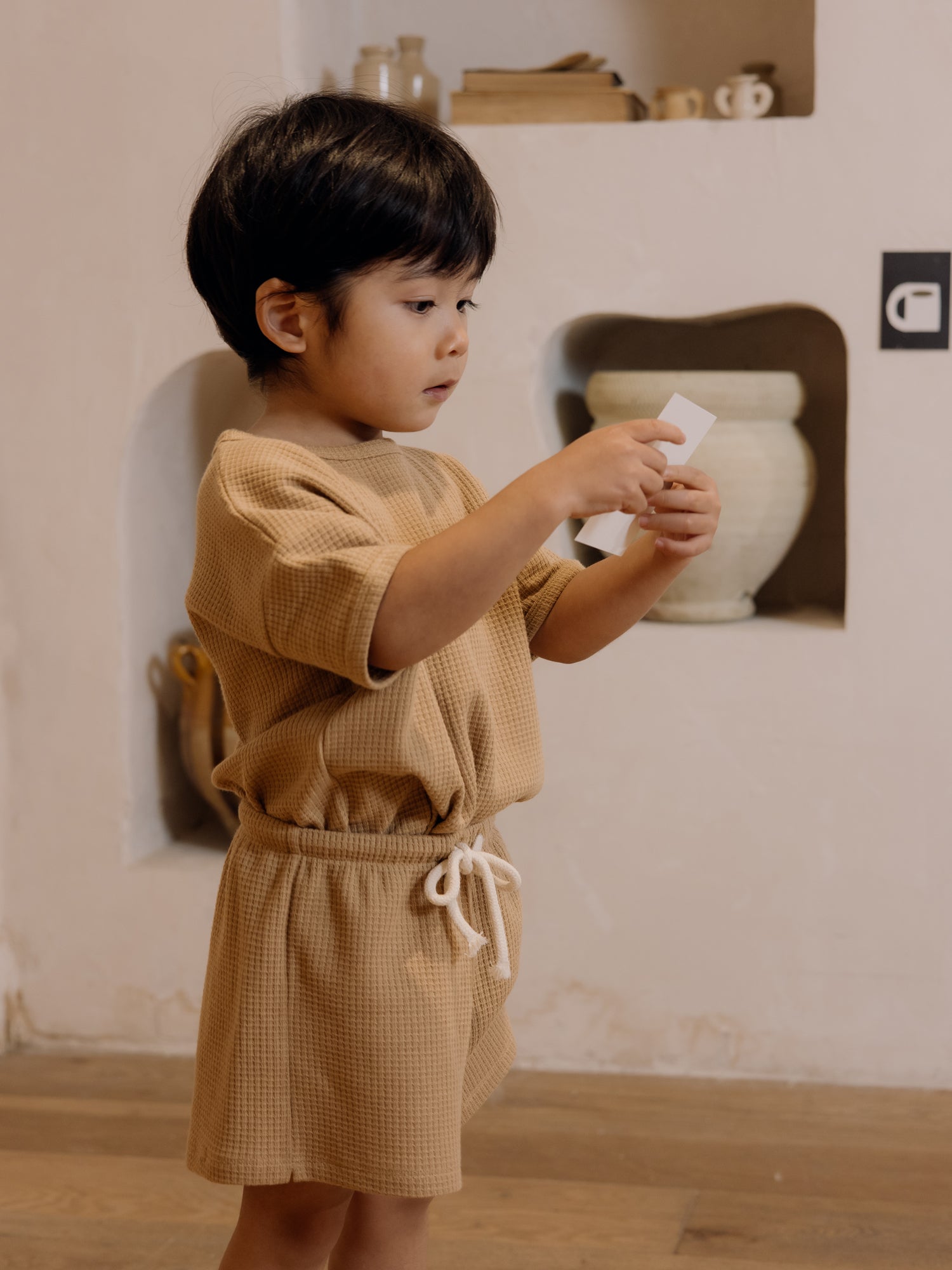 Claypot Waffle Boxy T-shirt | Organic Zoo
