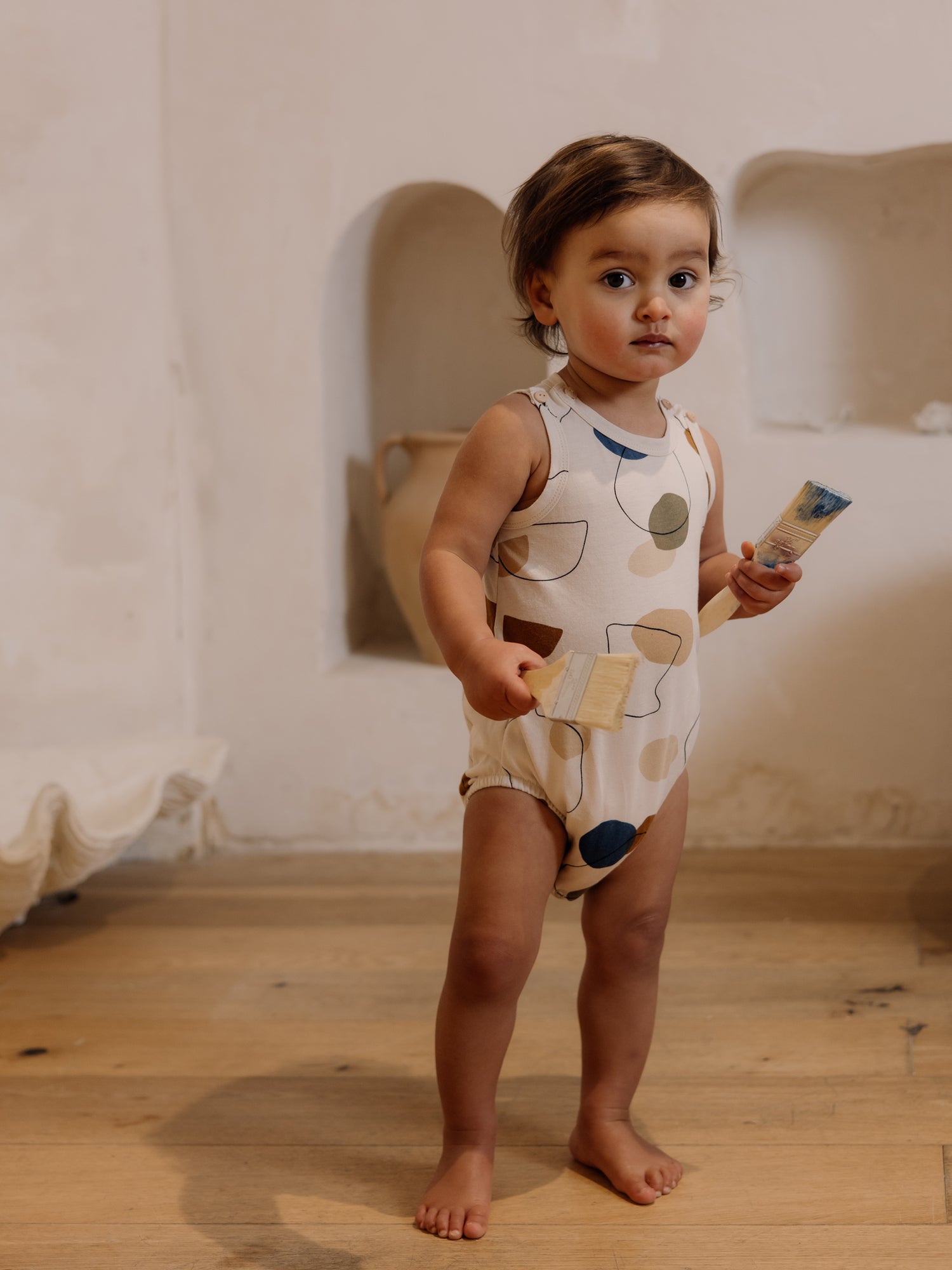 Ceramics Sleeveless Bodysuit