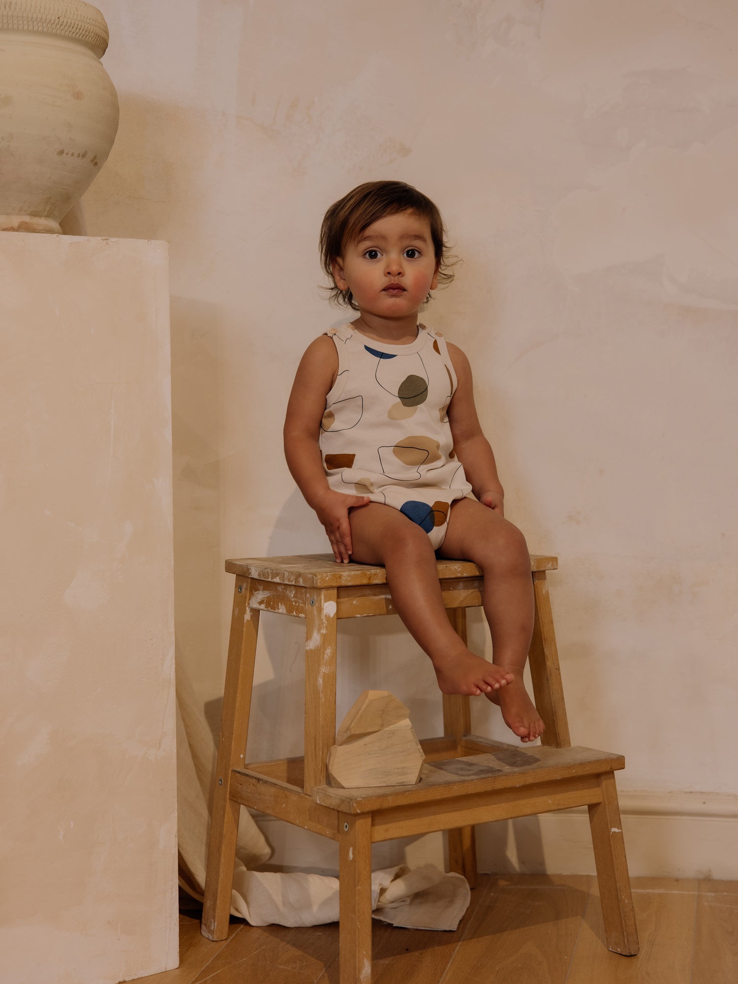 Ceramics Sleeveless Bodysuit