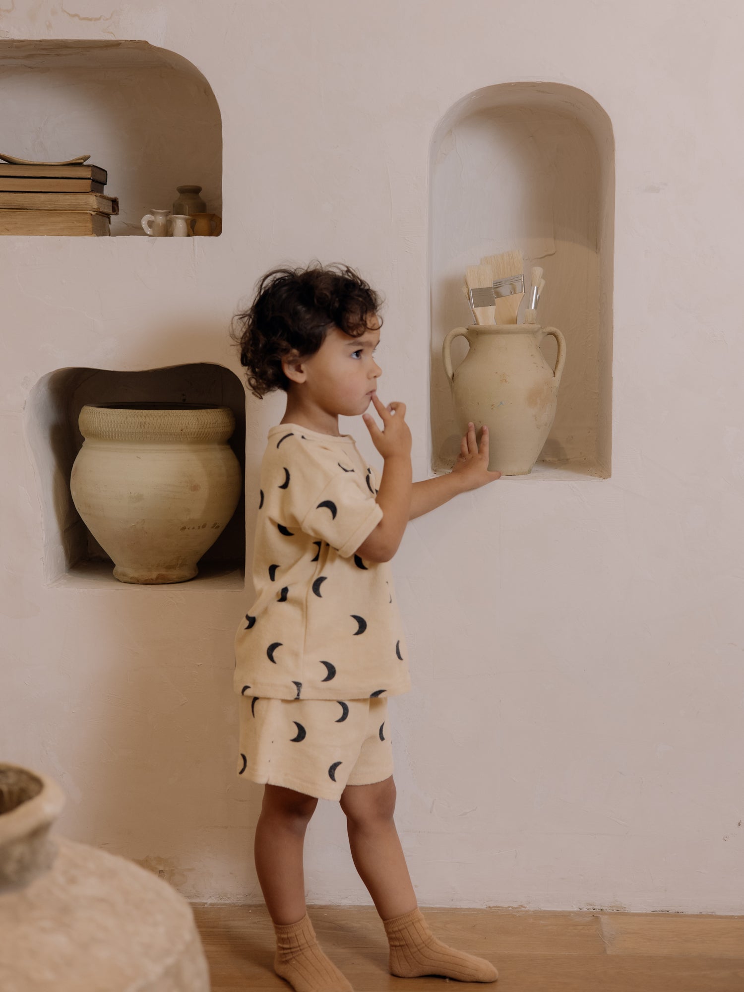 Pebble Midnight Terry Shorts