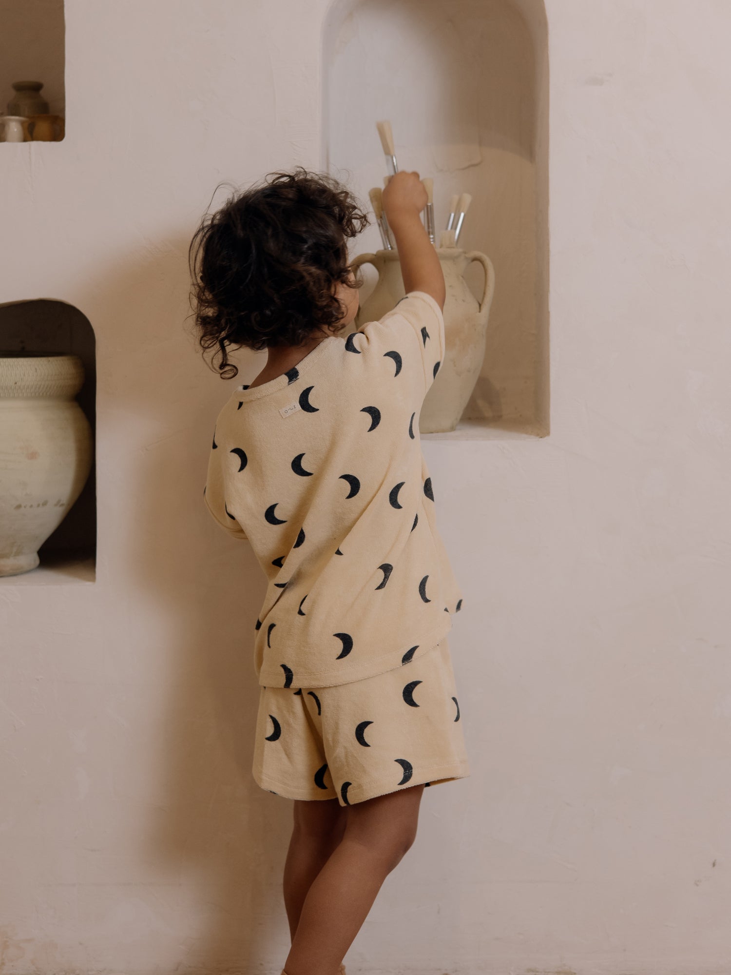 Pebble Midnight Terry Shorts