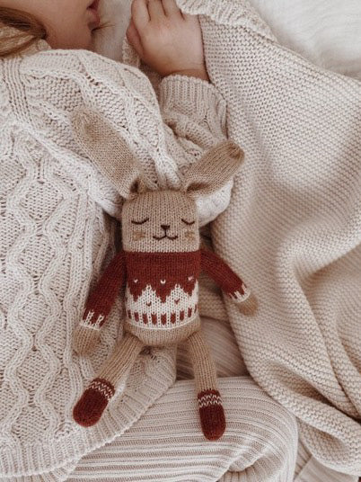 Bunny Soft Toy - Jacquard Sweater
