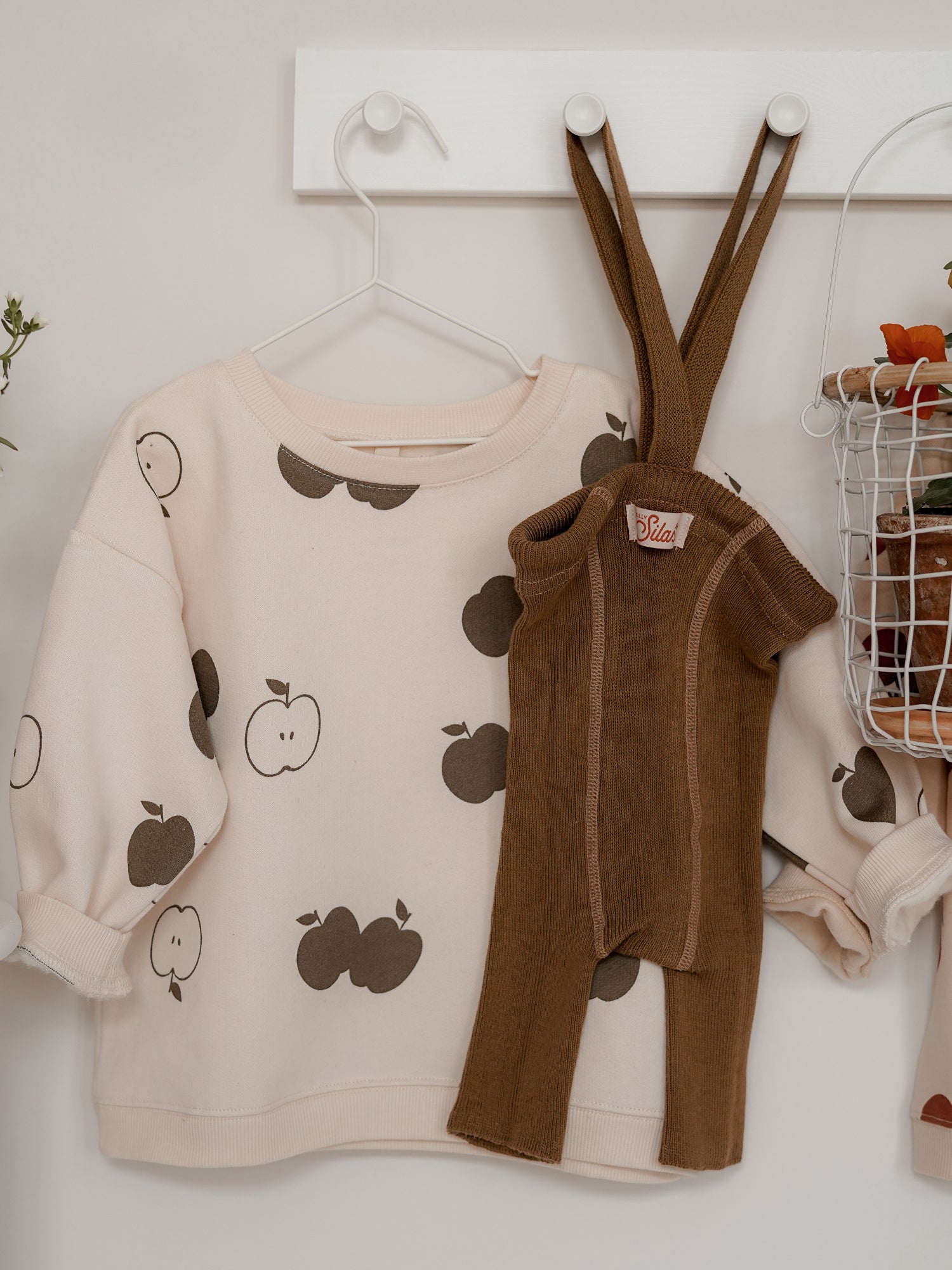 Acorn Brown Short Cotton Tights