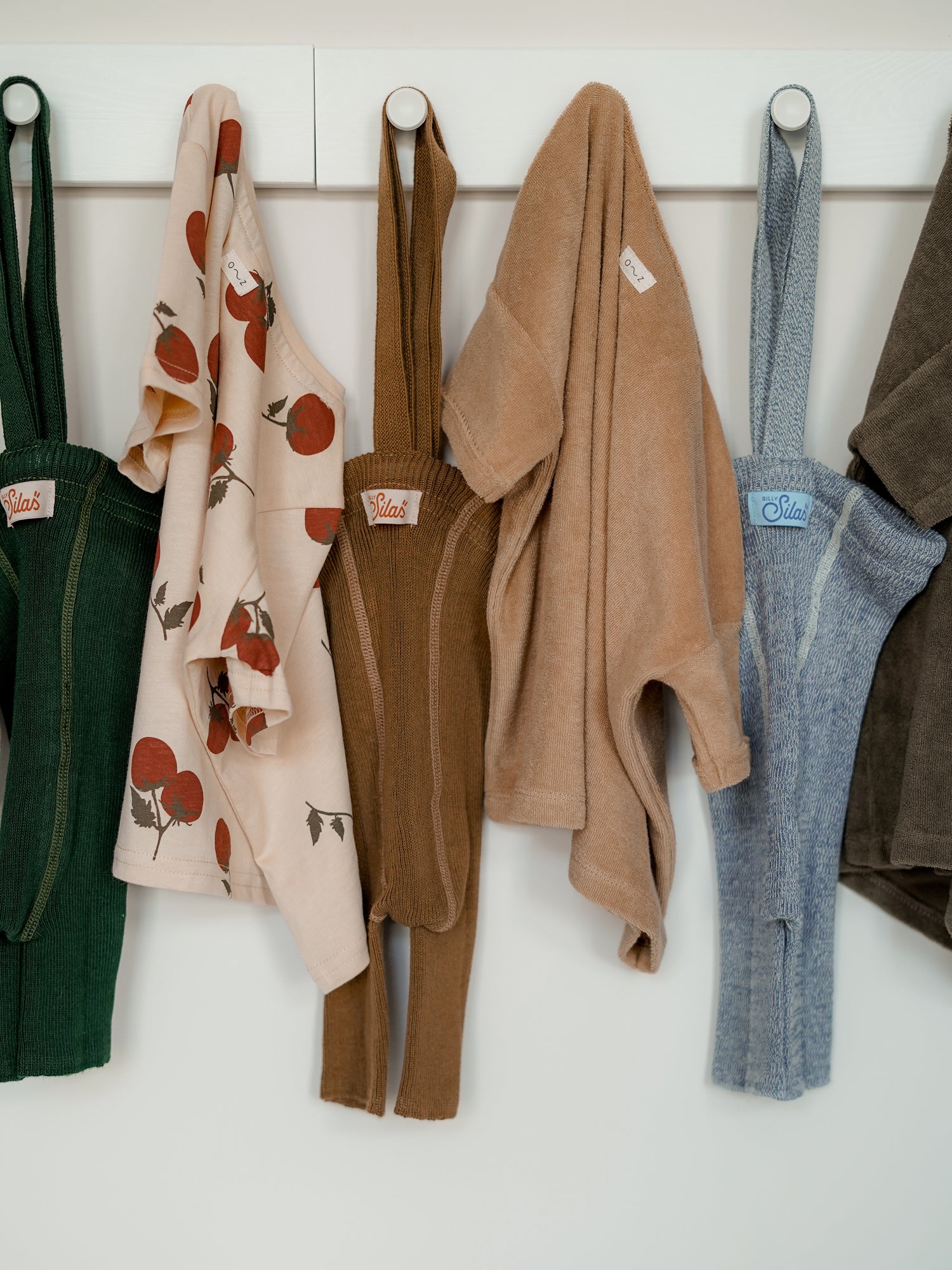 Acorn Brown Short Cotton Tights