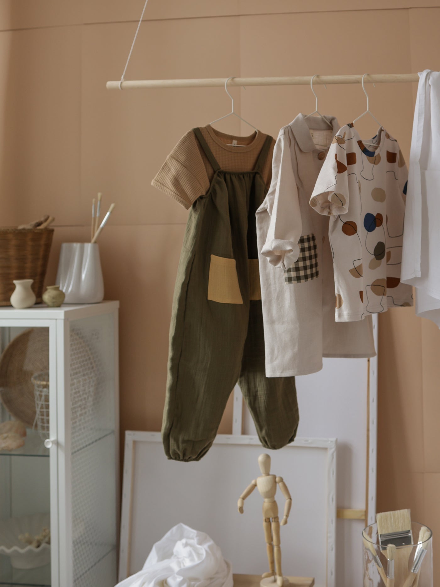 Olive Artisan Jumpsuit