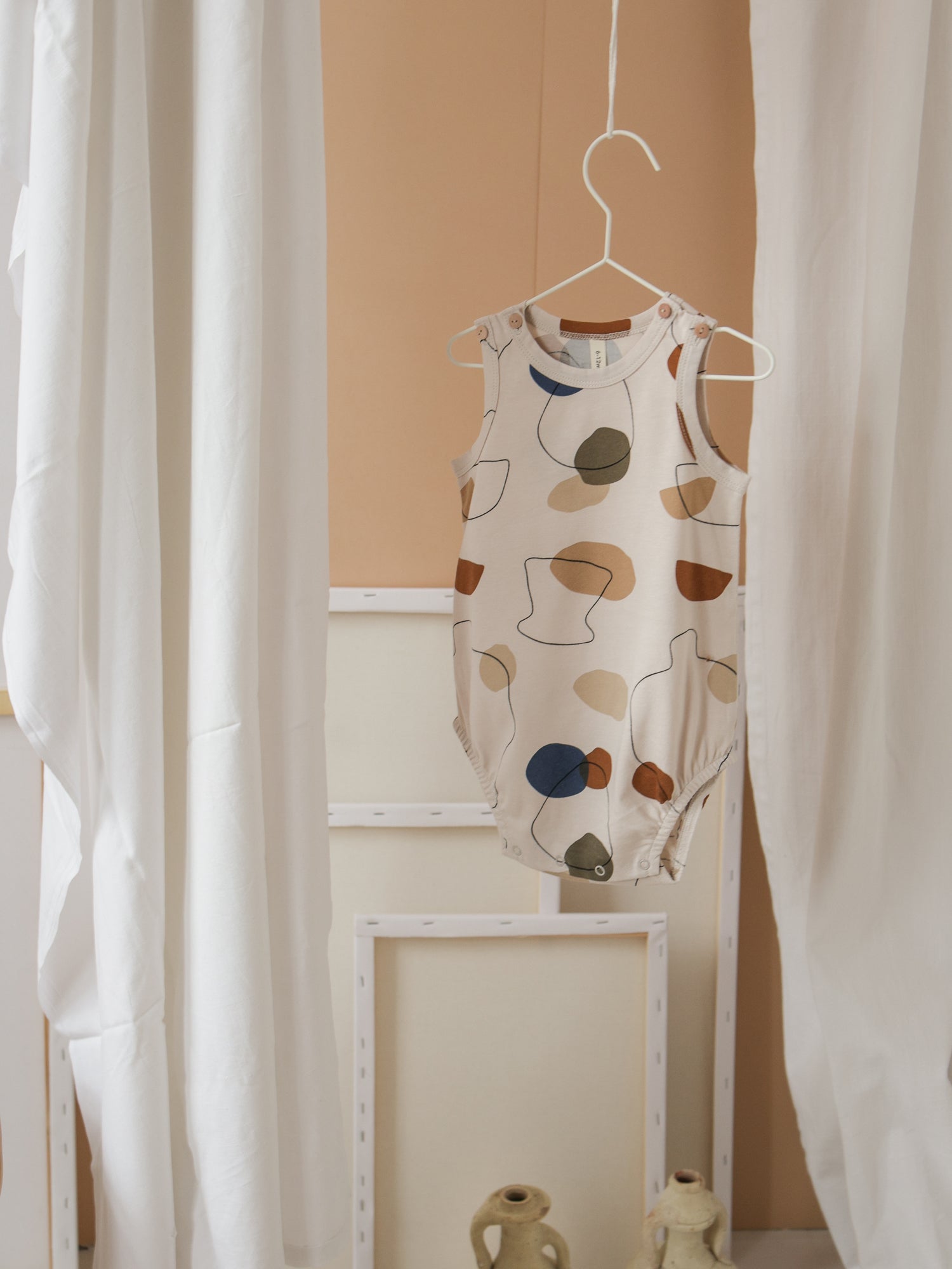 Ceramics Sleeveless Bodysuit