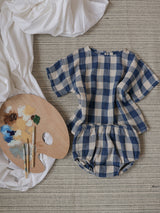 Pottery Blue Gingham Shortie