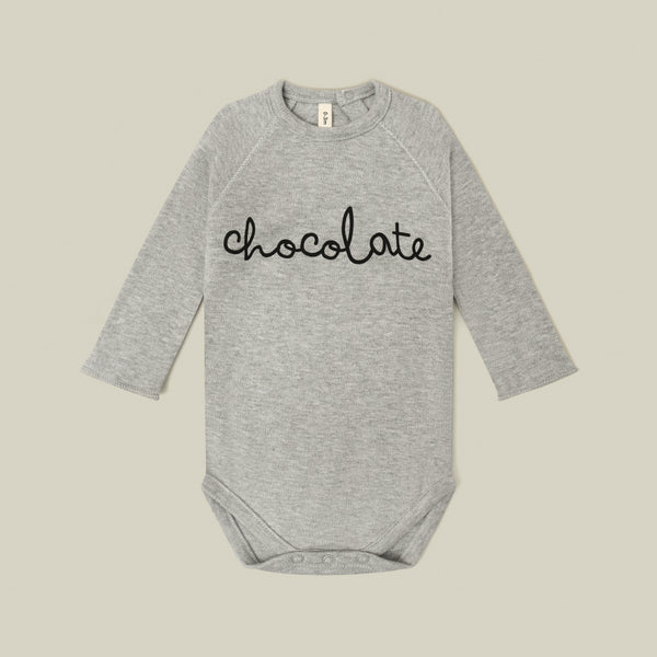 Grey Melange CHOCOLATE Bodysuit