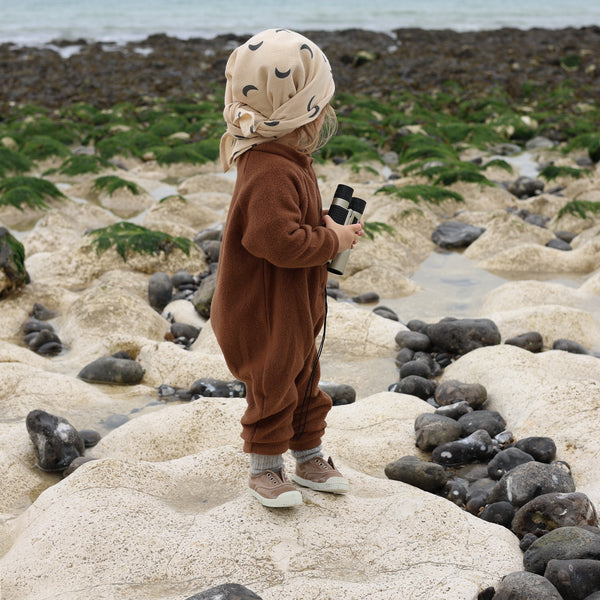 organic zoo Warm Sand Dungarees1-2y - ロンパース