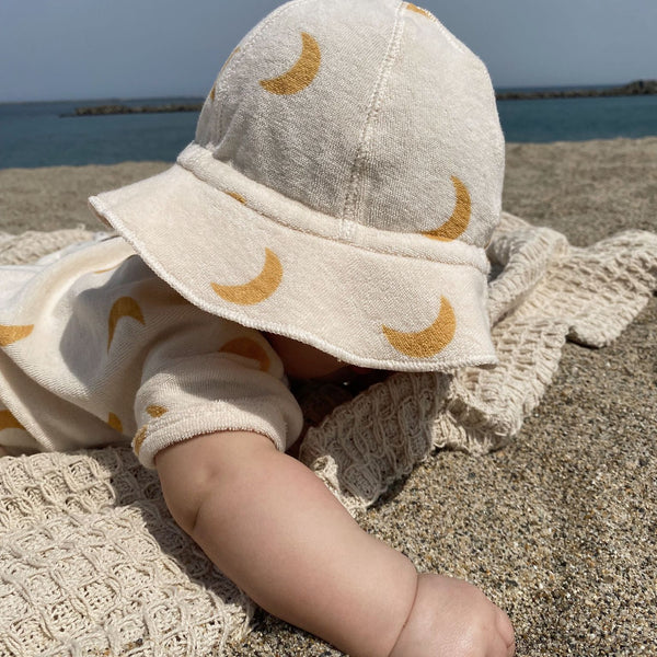 Honey Midnight Terry Sun Hat | Organic Zoo