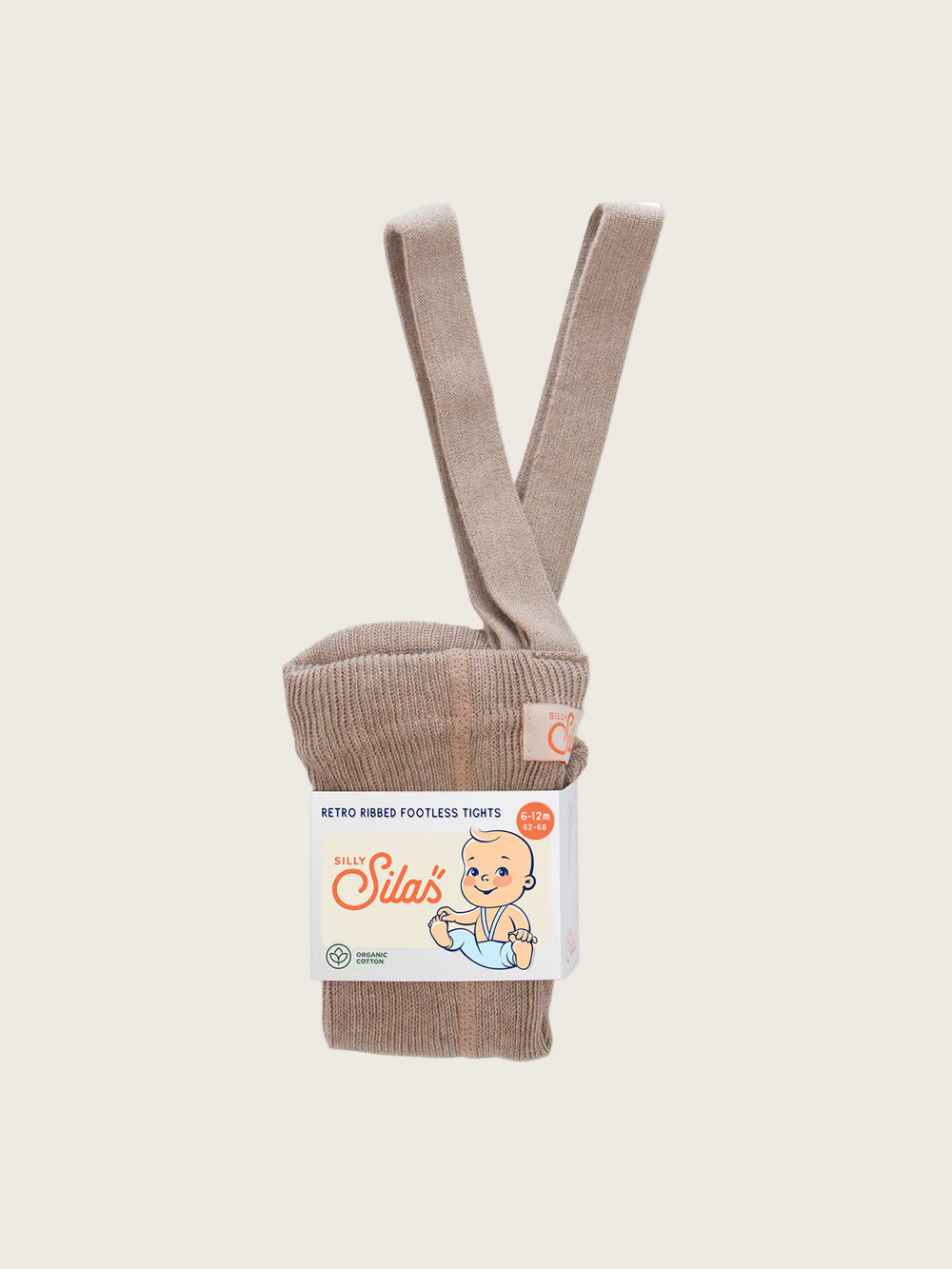 Peanut Blend Footless Tights with Braces ~ Organic Zoo