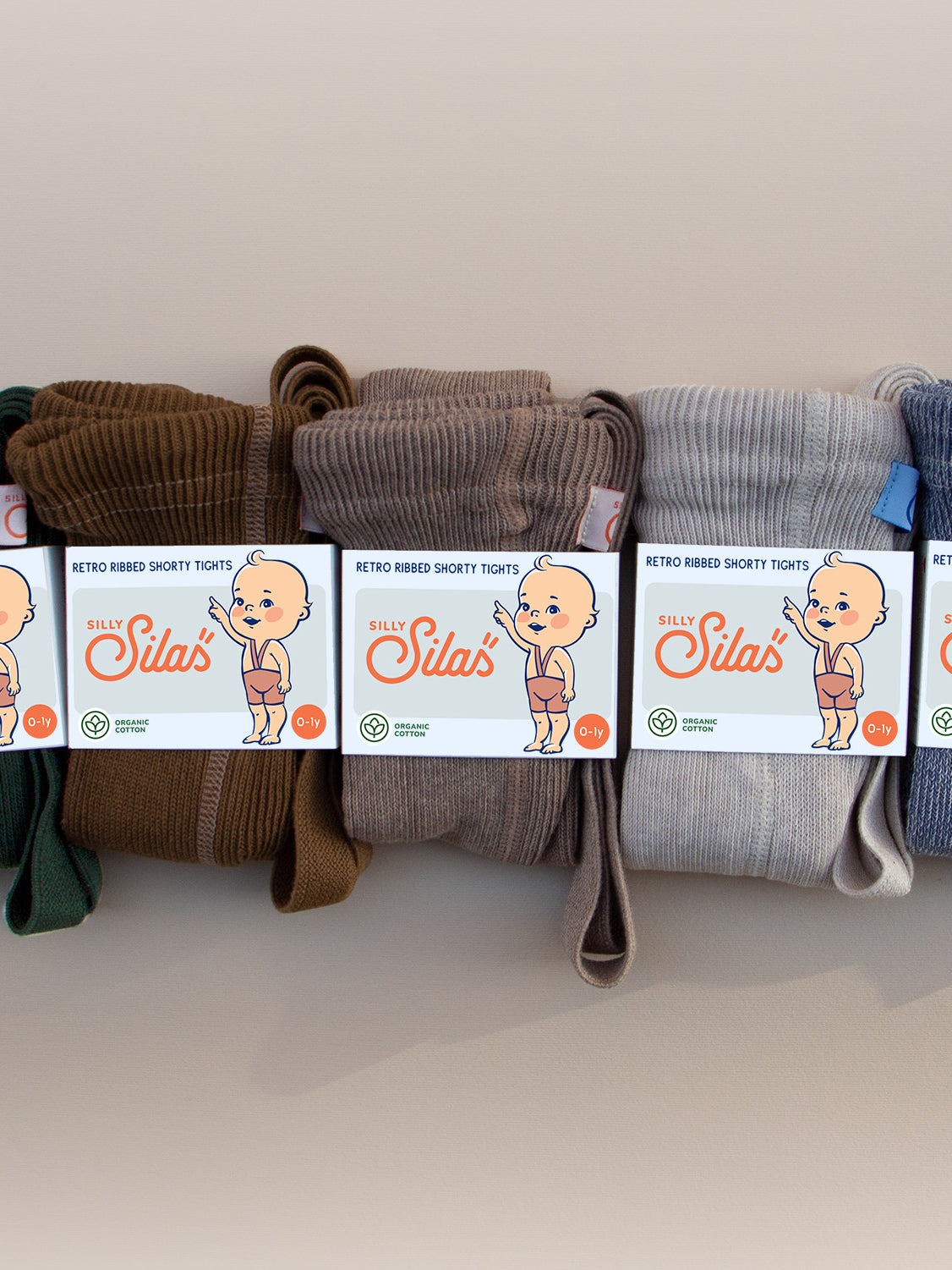 Acorn Brown Short Cotton Tights