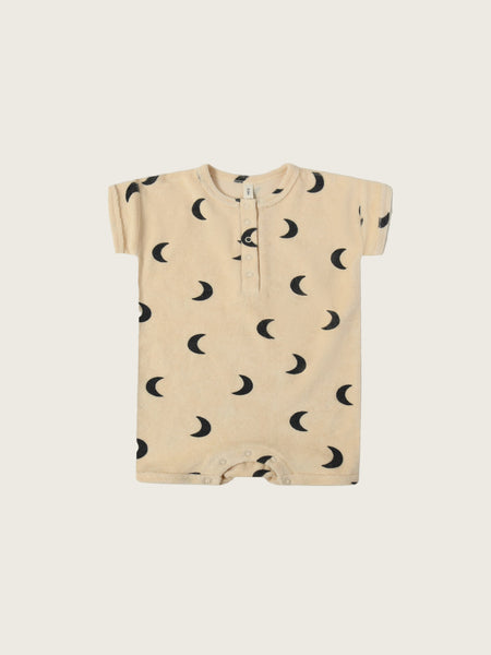 Pebble Midnight Terry Beach Romper | Organic Zoo