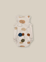 Ceramics Sleeveless Bodysuit
