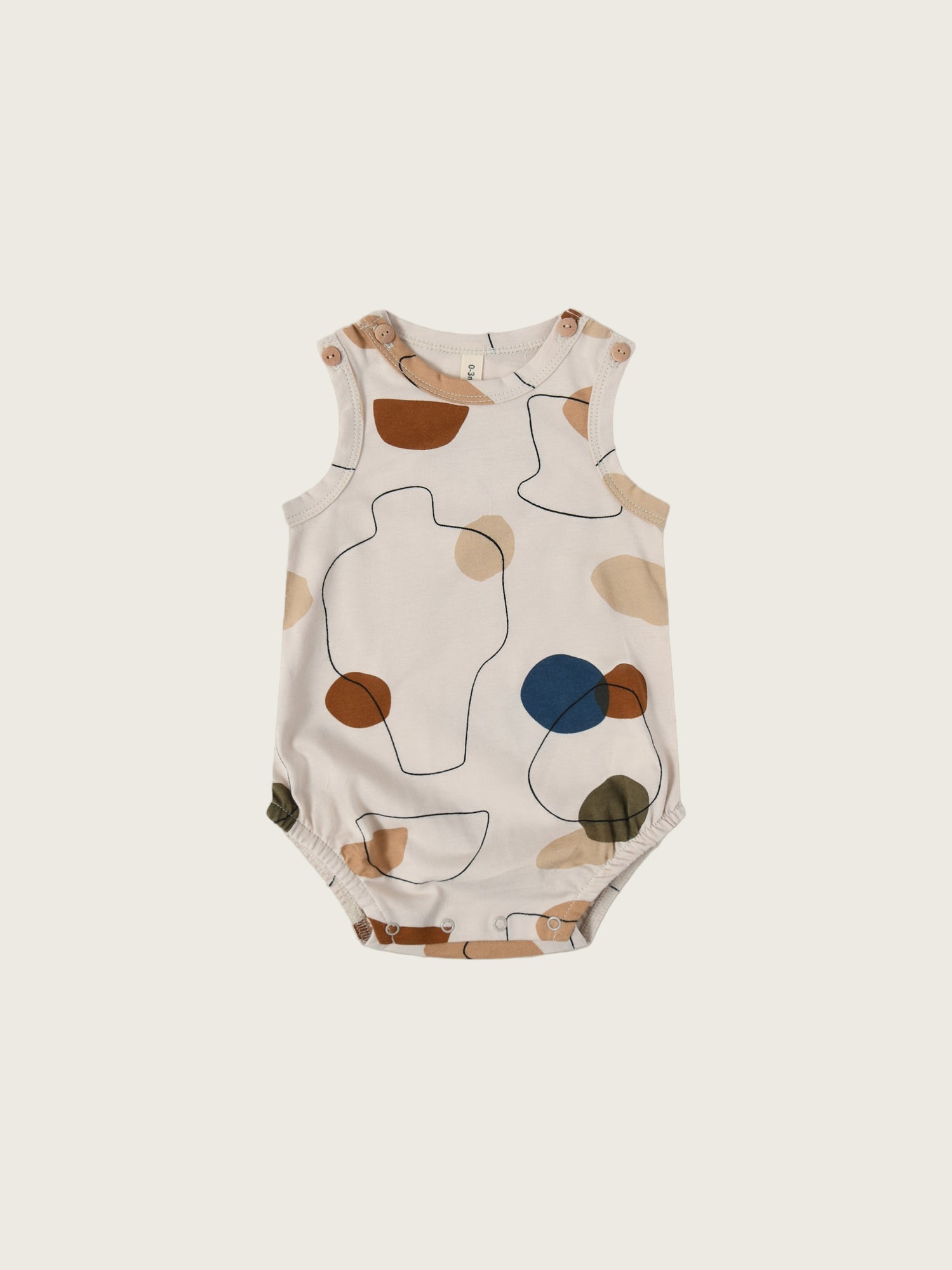 Ceramics Sleeveless Bodysuit