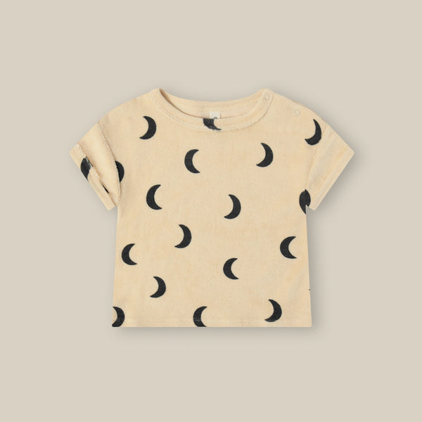 Pebble Midnight Terry Boxy T-shirt | Organic Zoo