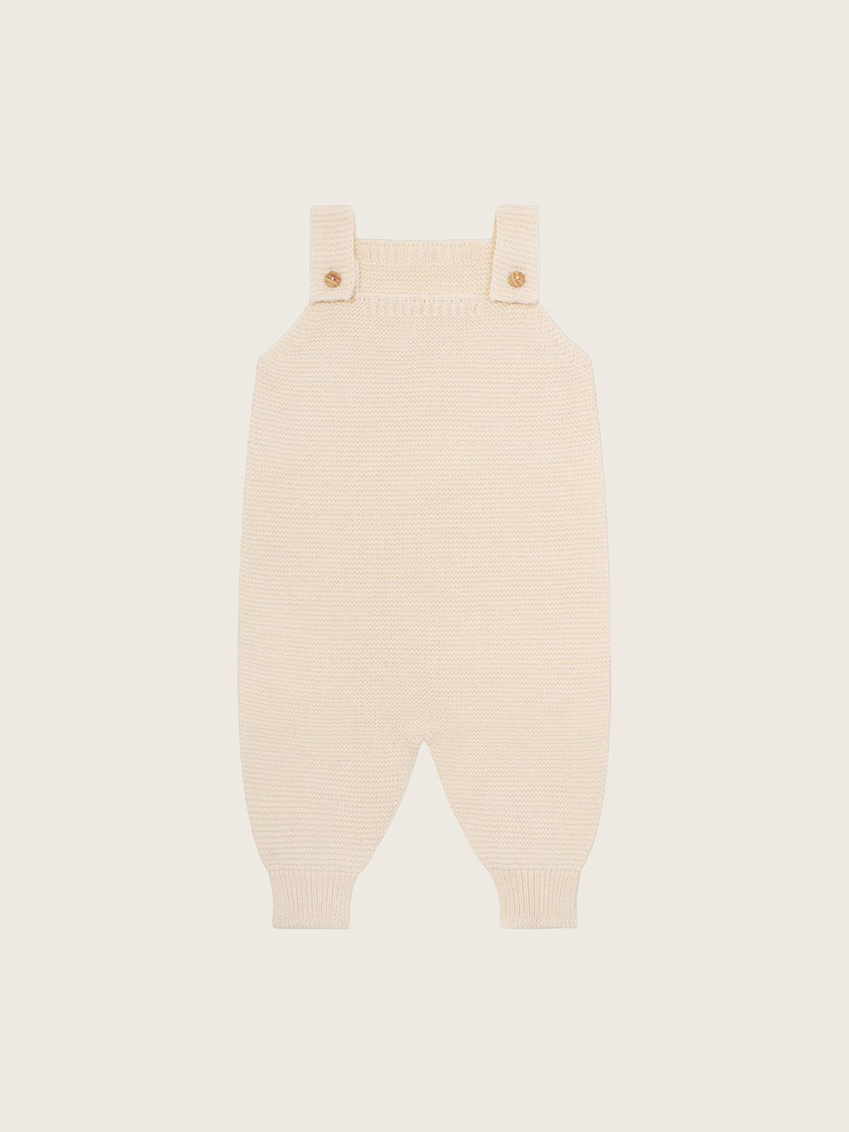 Undyed Cotton Knitted Salopette