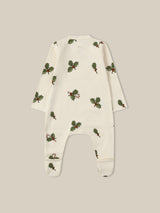 Christmas Holly Footed Suit