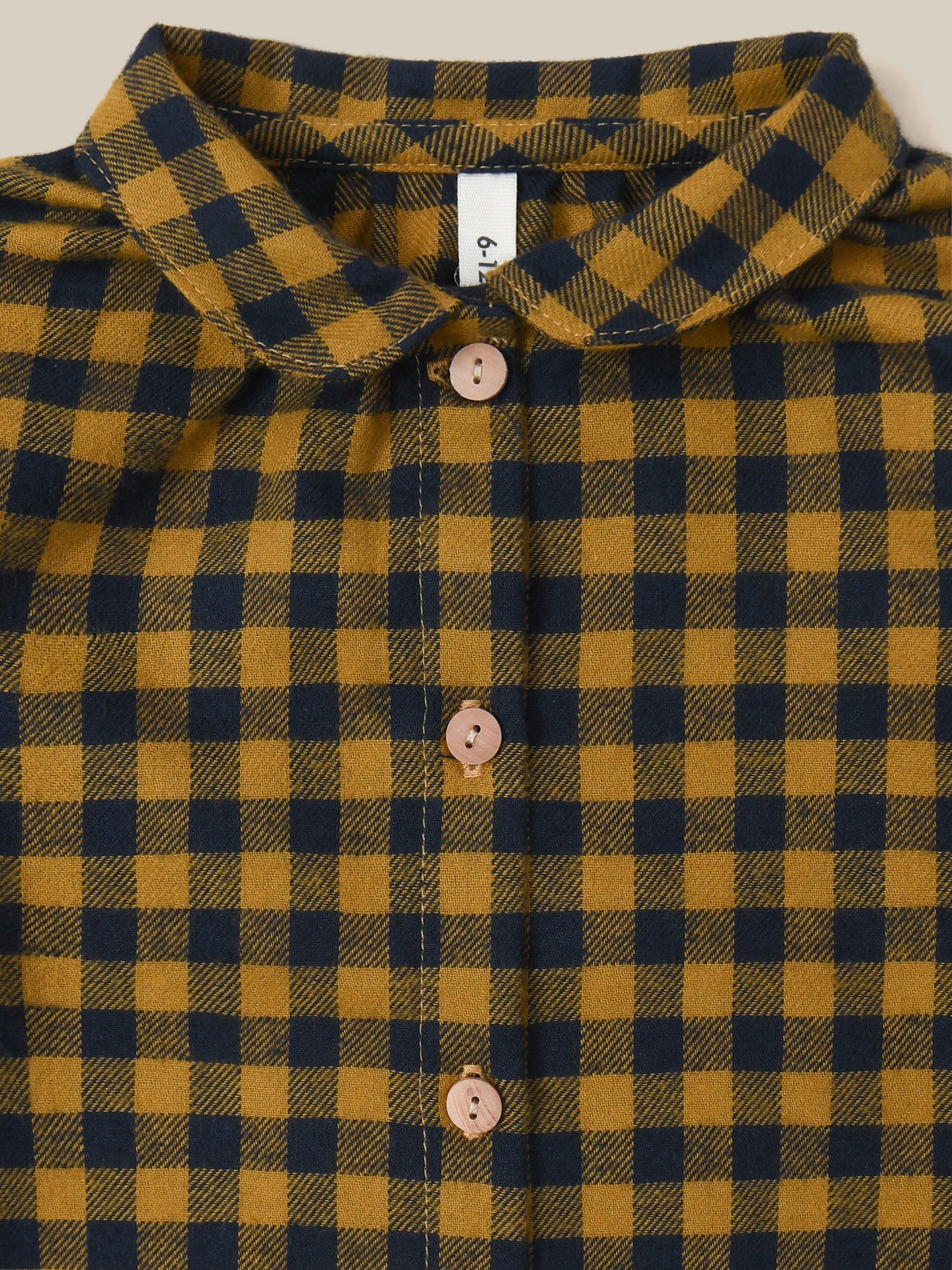 Blueberry Gingham Shirt | Organic Zoo