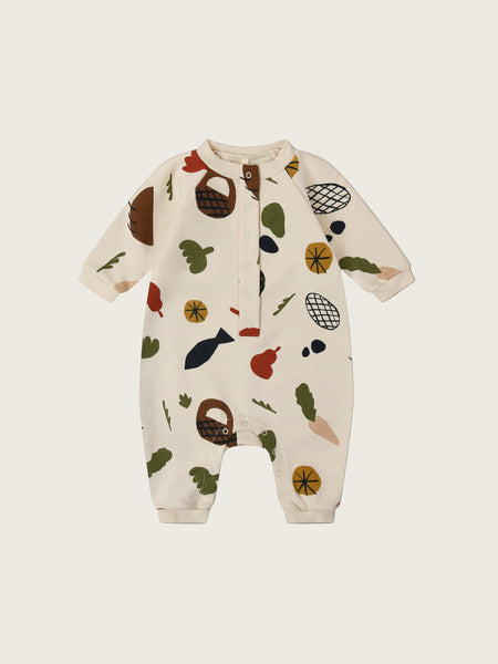 ネ*お様 organic zoo / Farmers Market Onesie baby-toddler-cream-onesie-