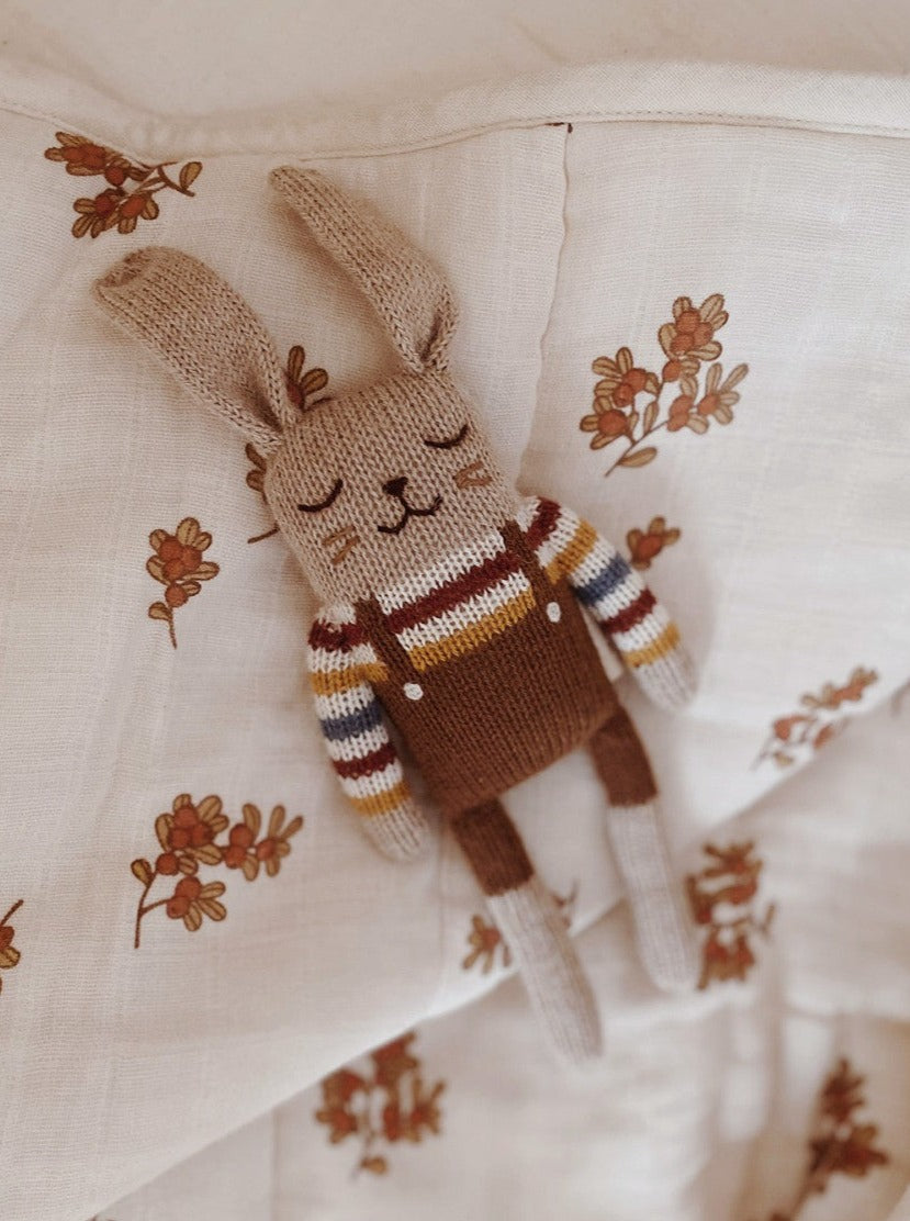 Bunny Soft Toy - Rainbow sweater