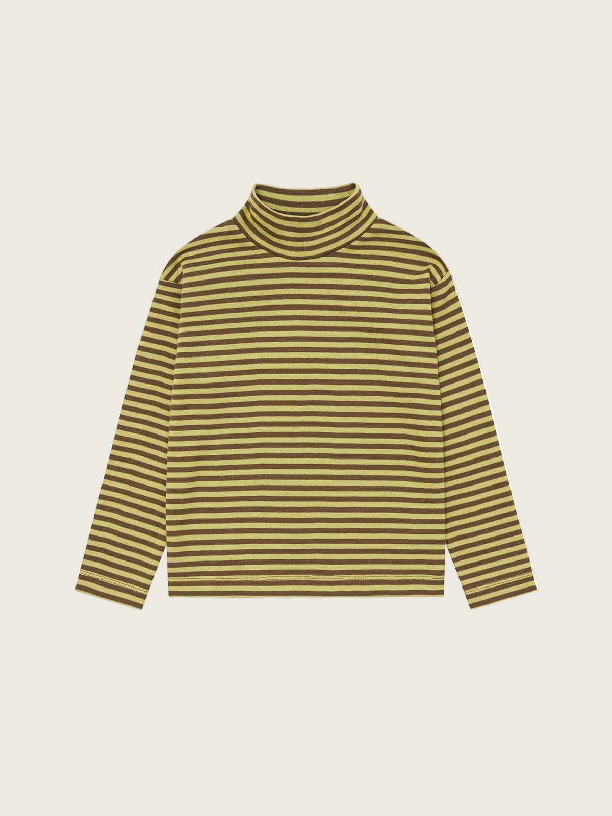 Chicory Stripes Turtle Neck Top