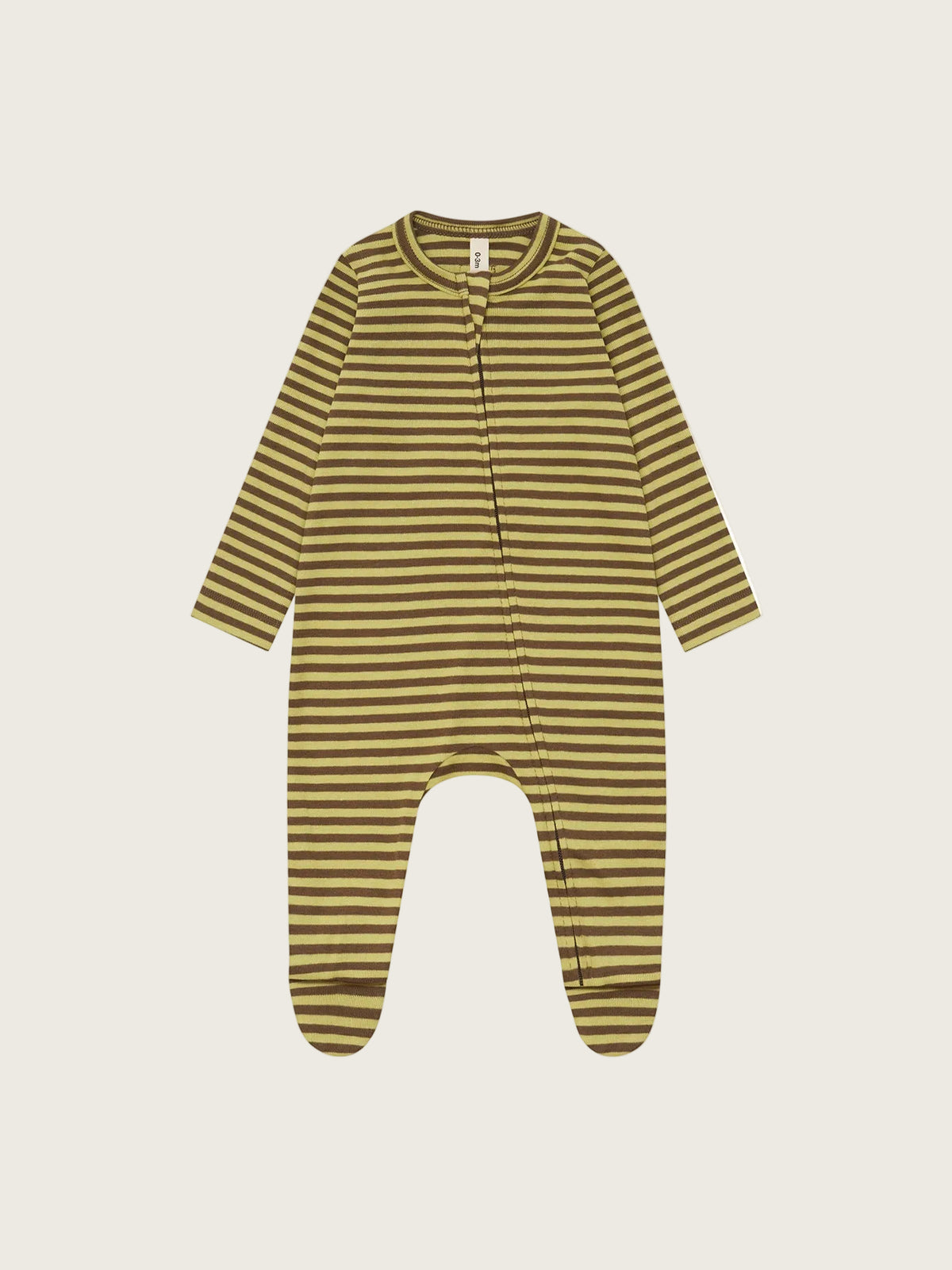 Chicory Stripes Zip Sleepsuit
