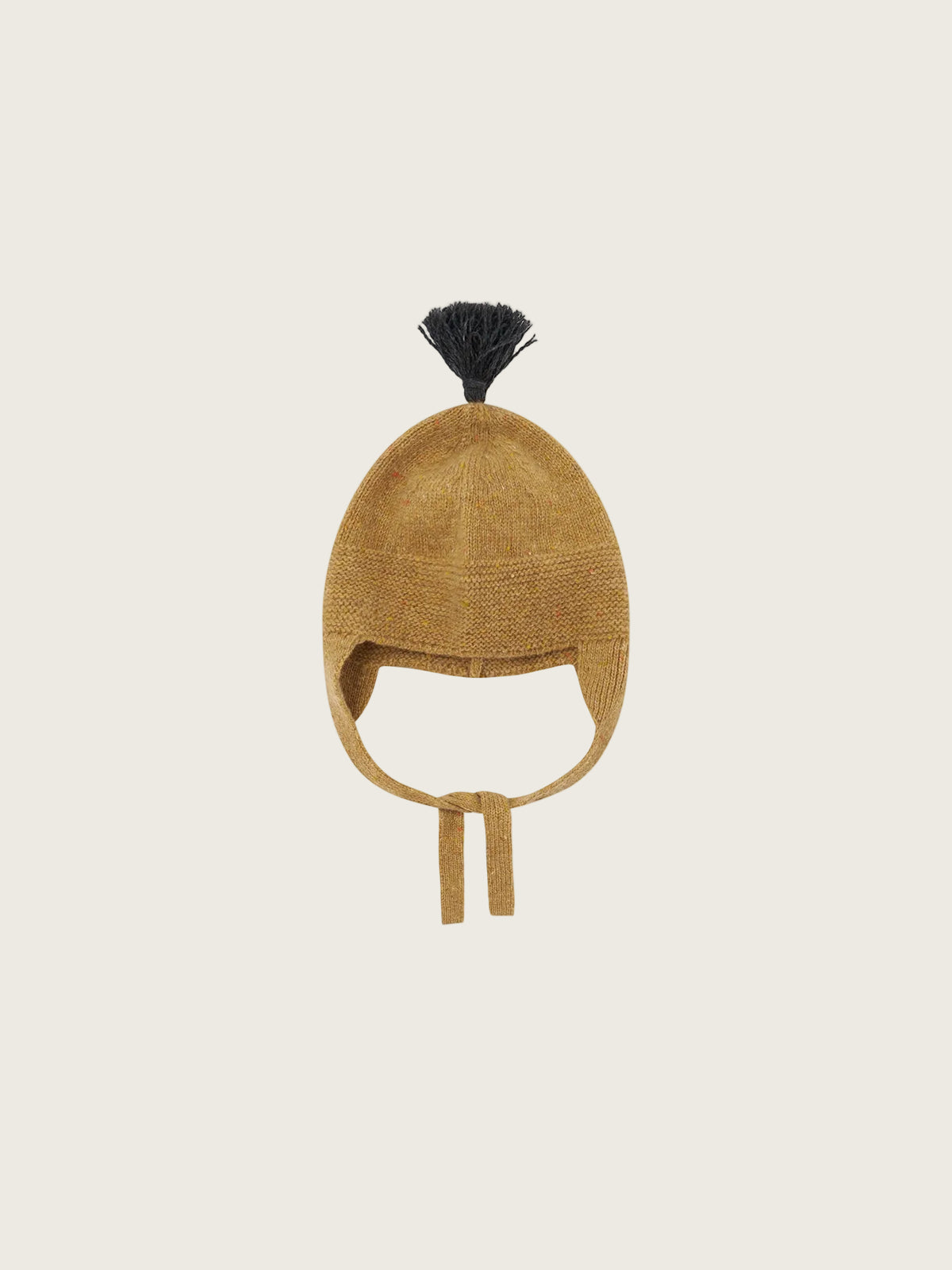Cocoon contrast Tassel Hat