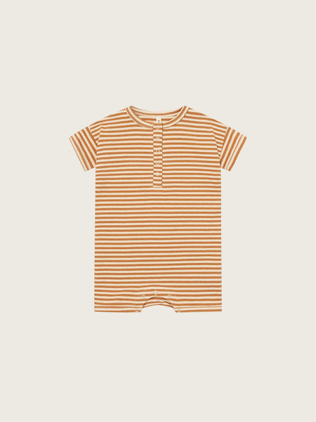 Copper Stripes Beach Romper | Organic Zoo