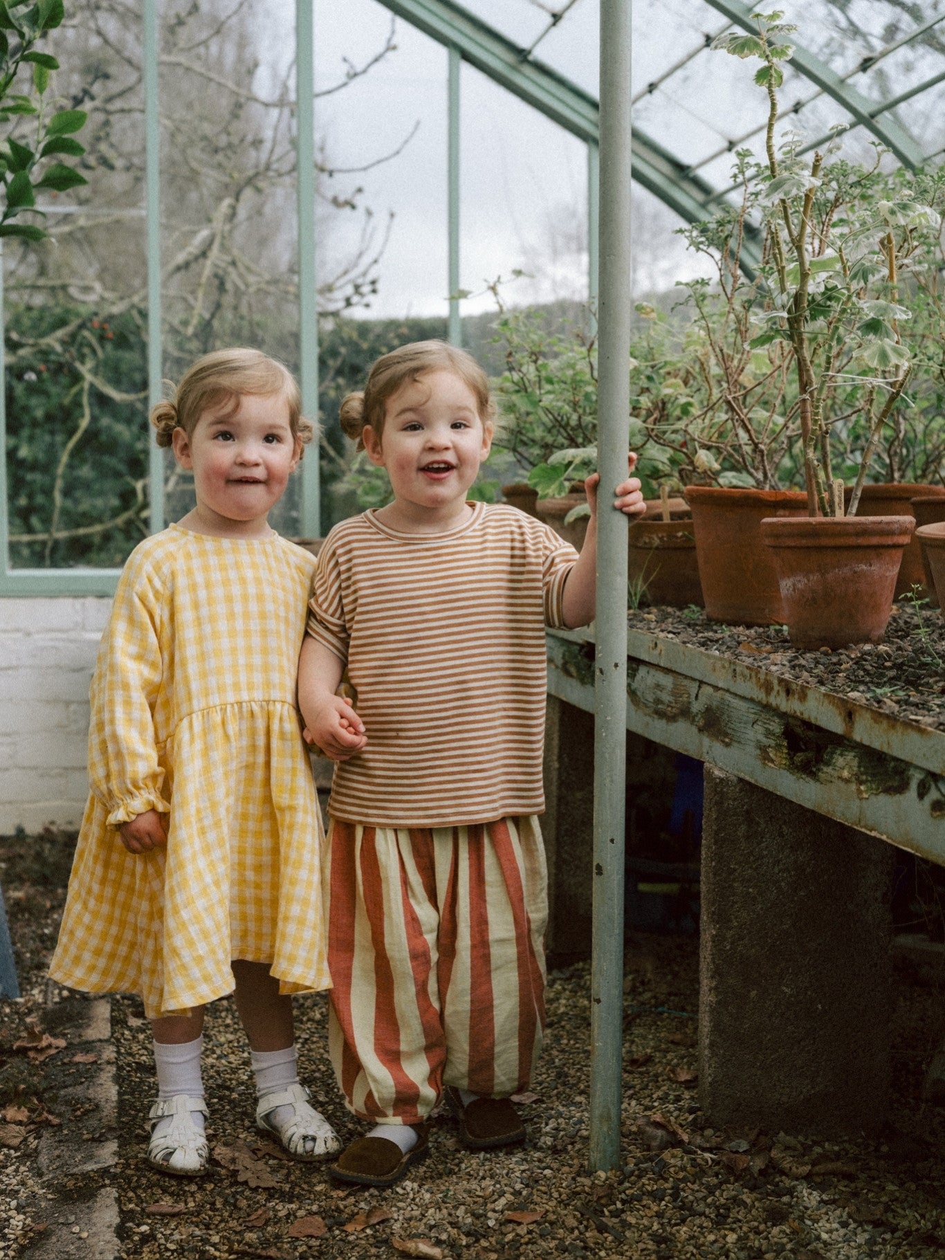 Copper Stripes Boxy T-Shirt