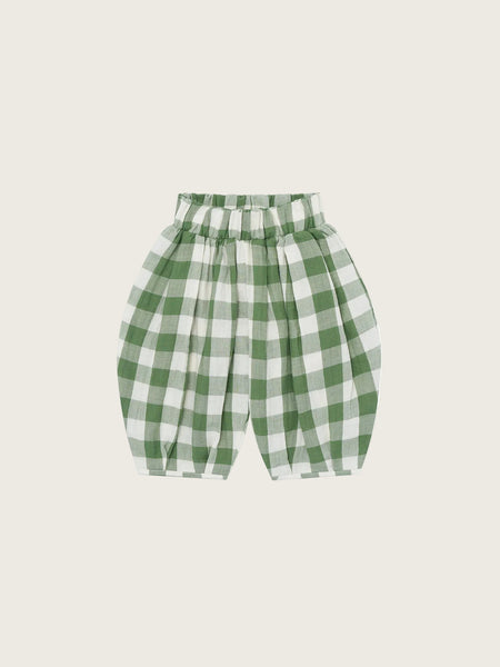 Dill Gingham Resort Pants | Organic Zoo