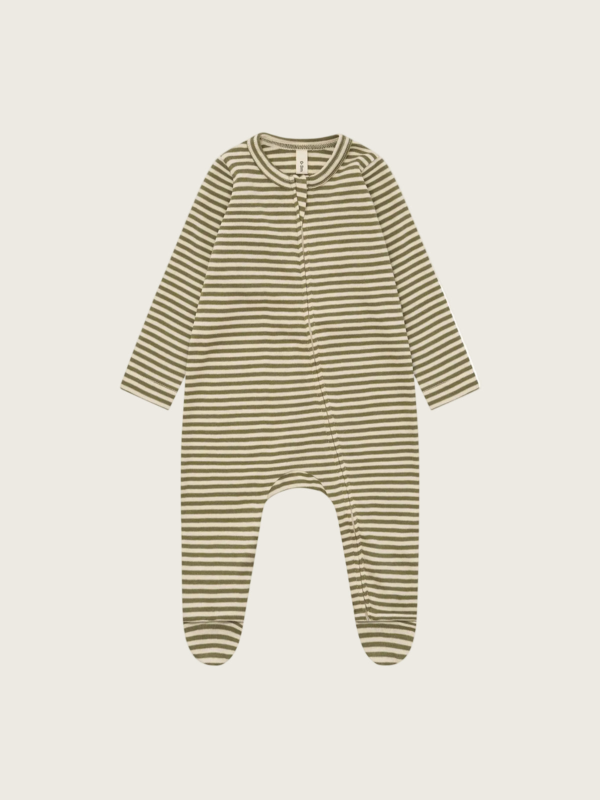 Fern Stripes Zip Sleepsuit