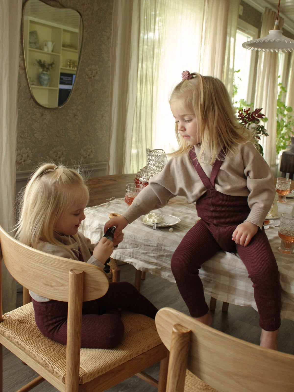 Fig Footless Cotton Tights