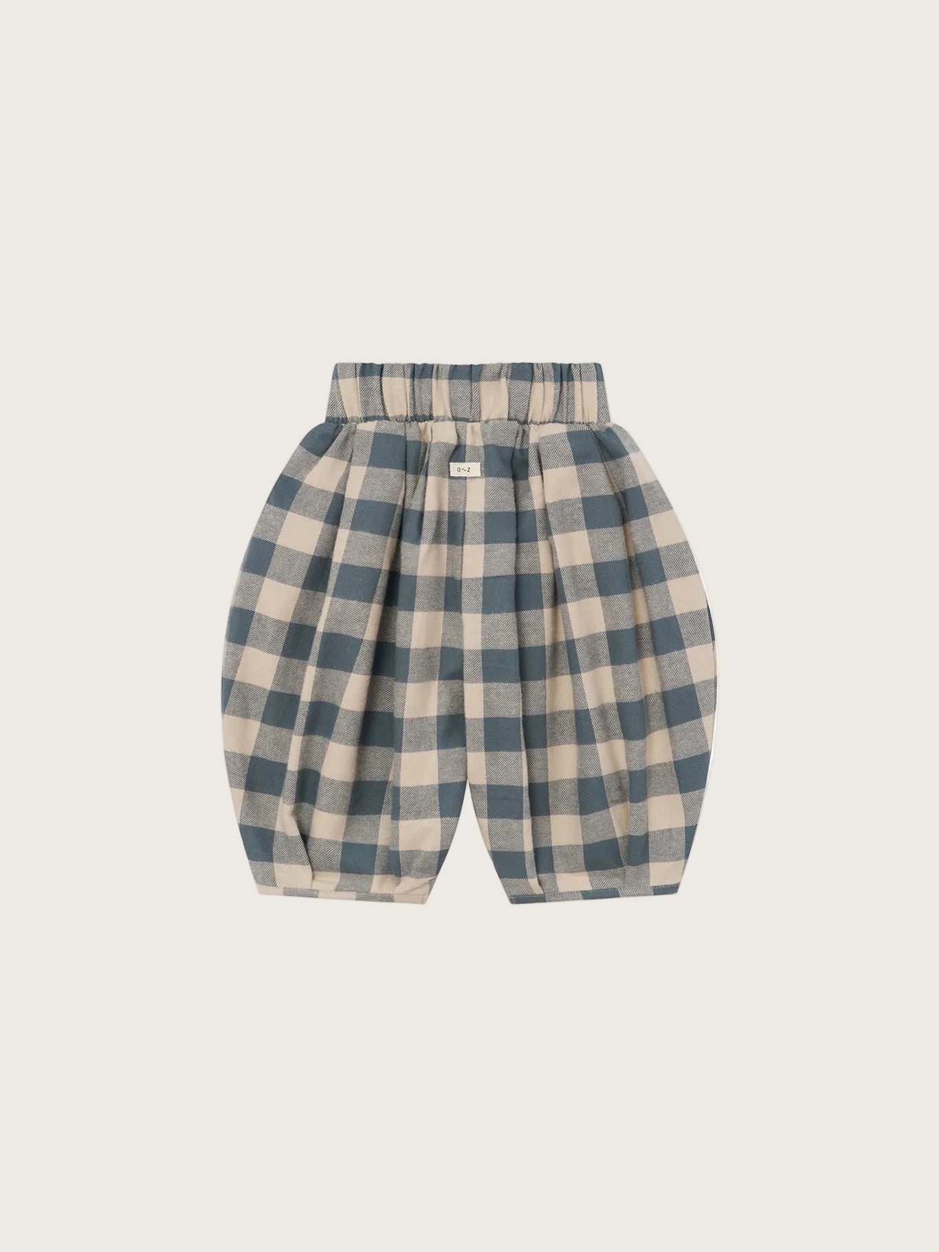 ボトムス・スパッツ 25AW organic zoo Gingham Lodge Pants3-4y Fog Blue Gingham Lodge Pants ~ Organic Zoo
