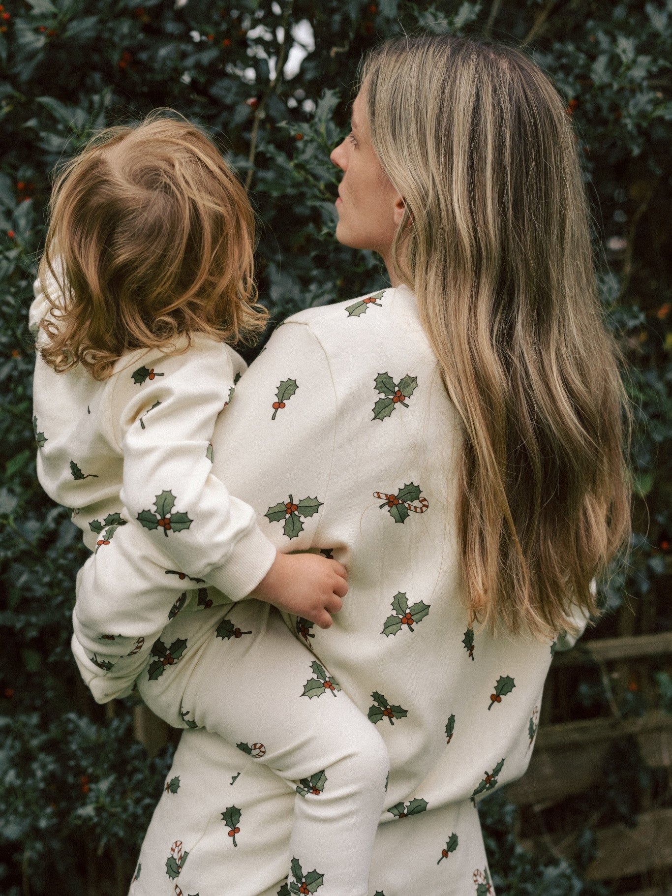 Christmas Adult Holly Slim Pyjamas