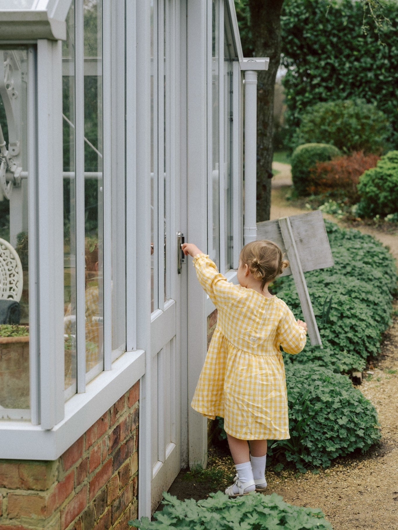 ワンピース organic zoo Olive Gingham Bella Dress Girls' Dresses & Skirts For Toddlers ~ Organic Zoo