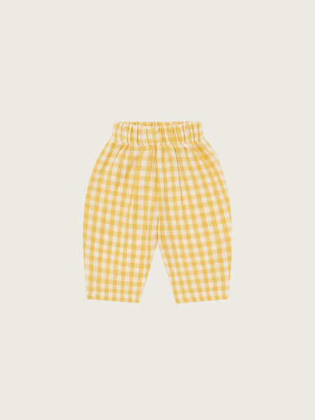 Honeycomb Gingham Fisherman Pants | Organic Zoo