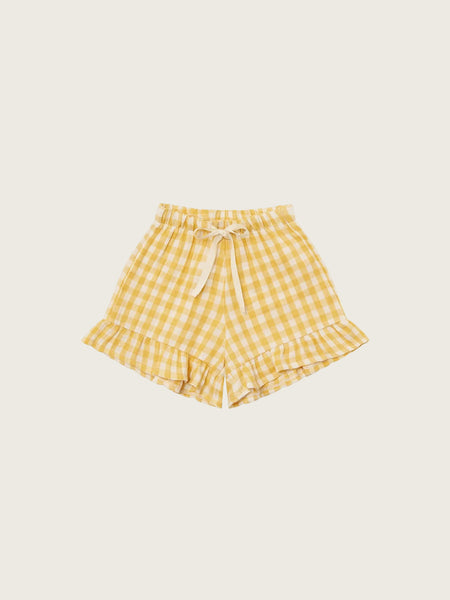 ボトムス・スパッツ organic zoo Dill Gingham Frill Culottes Honeycomb Gingham Frill Shorts ~ Organic Zoo