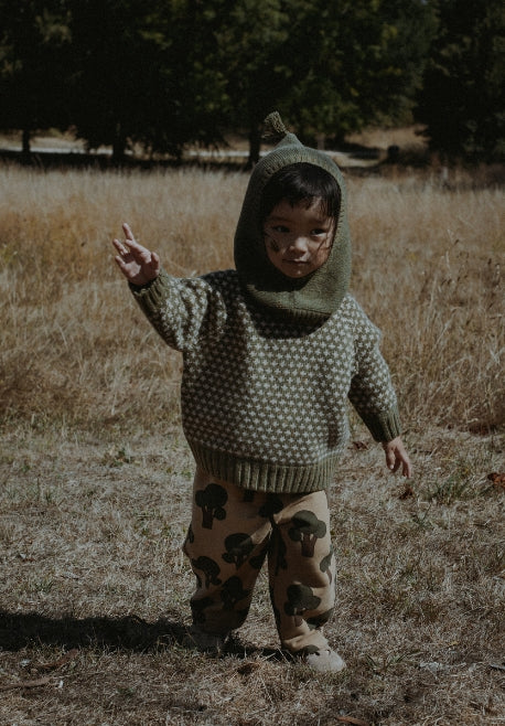 Woodland Stripes Lodge Pants ~ Organic Zoo