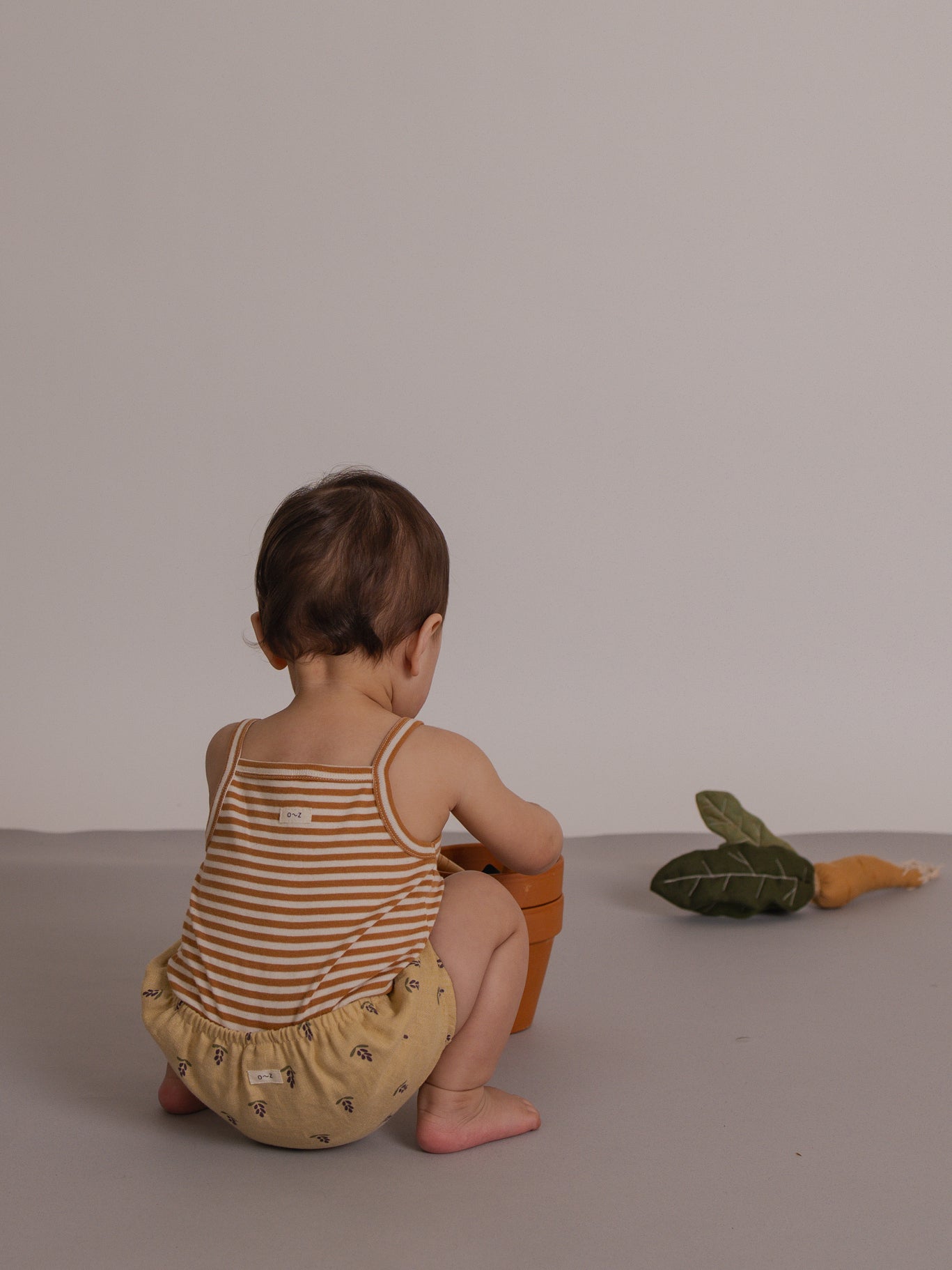 Copper Stripes Tank Bodysuit