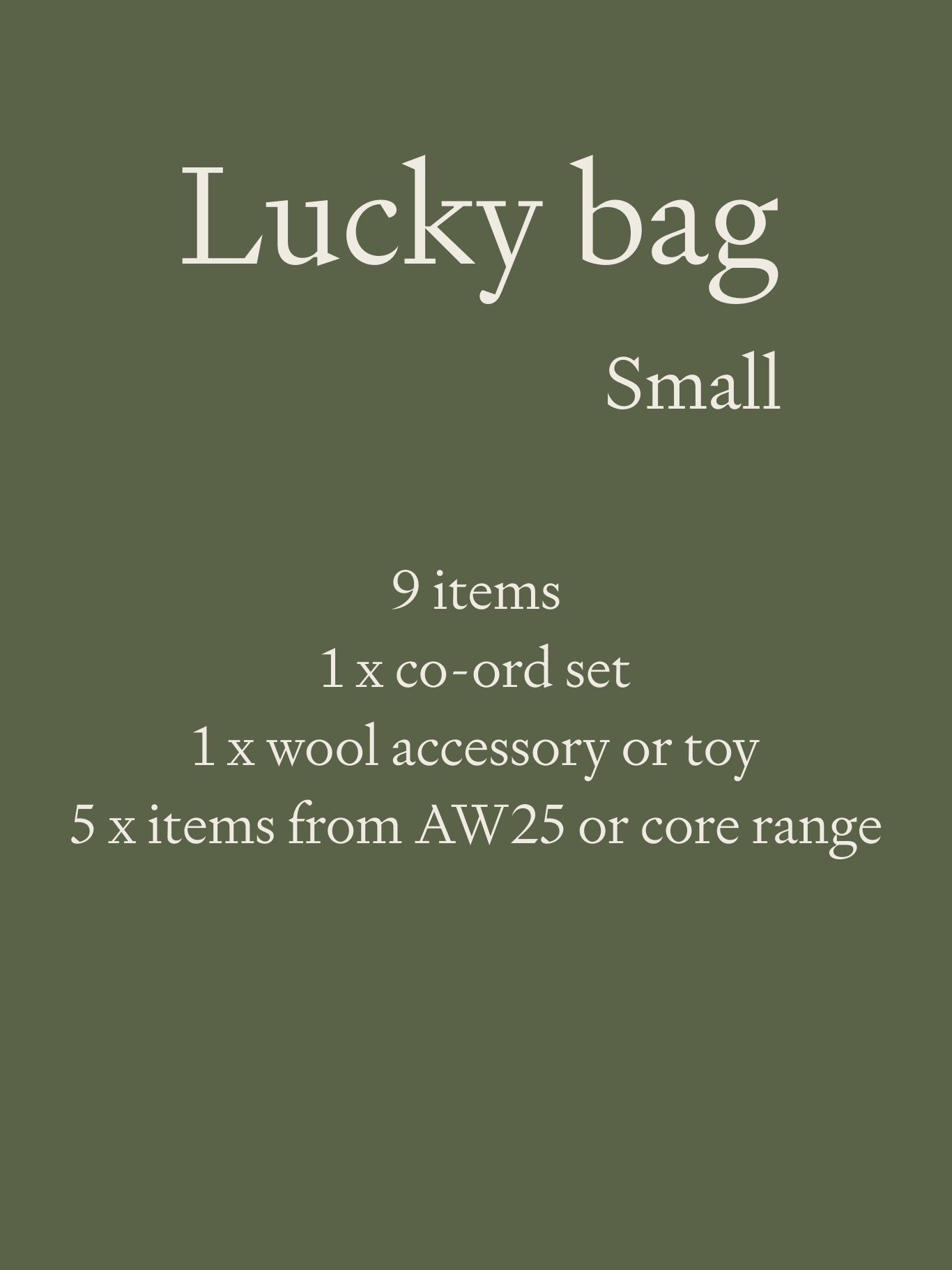 Lucky Bag 9 Items