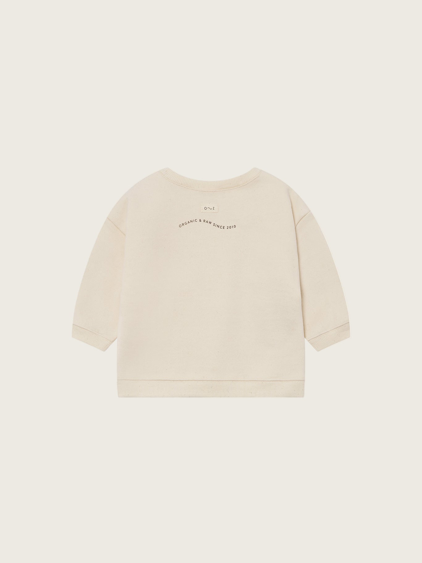 トップス organic zoo Milk Sweatshirt Undyed 3-4y Undyed Milk Sweatshirt | Organic Zoo