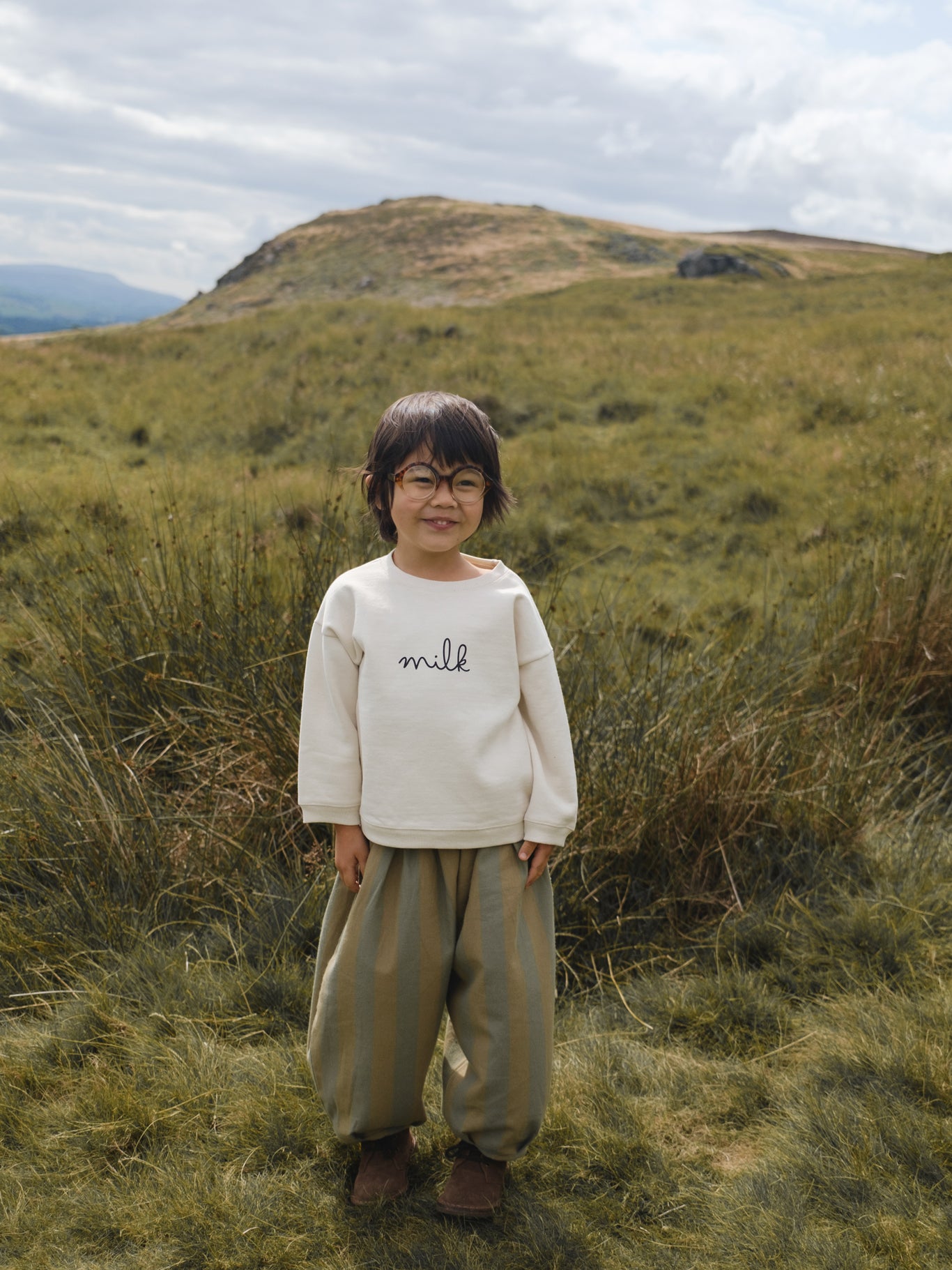トップス organic zoo Milk Sweatshirt Undyed 3-4y Undyed Milk Sweatshirt | Organic Zoo
