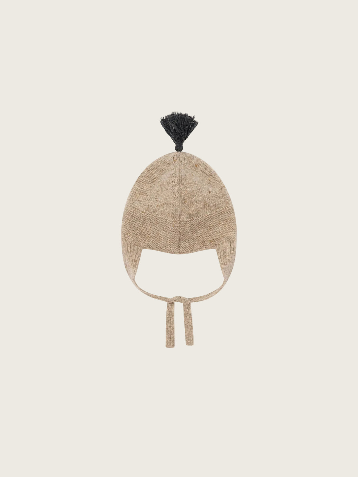 Oatmeal contrast Tassel Hat