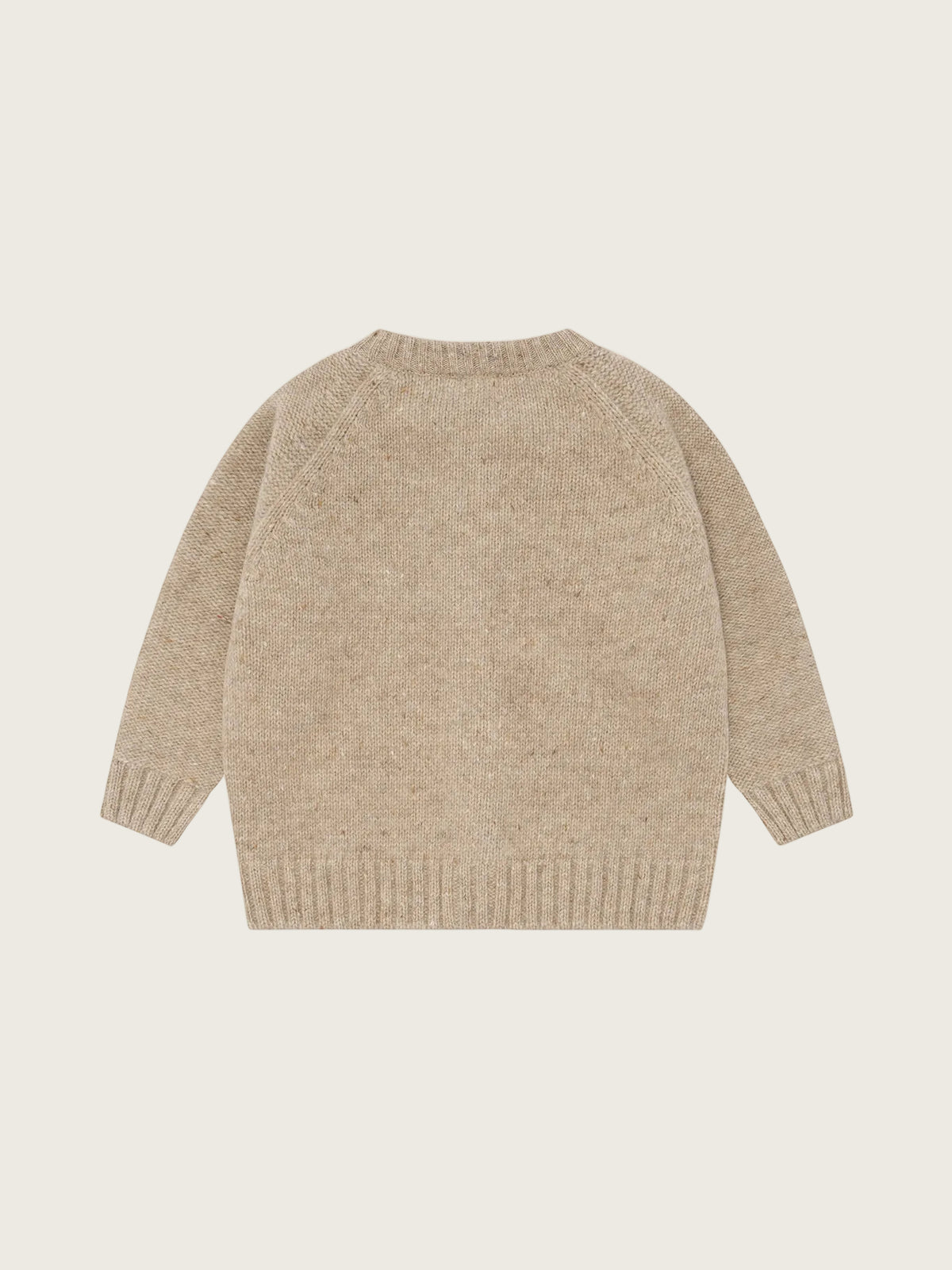 Oatmeal Wool Cardigan Toddler