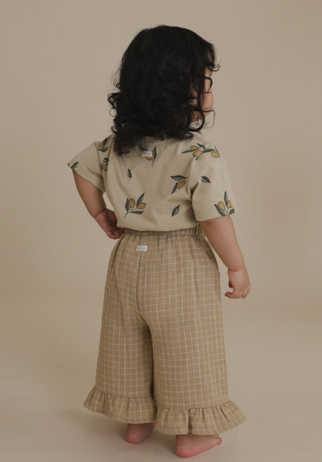 Shoreline Gingham Lodge Pants | Organic Zoo