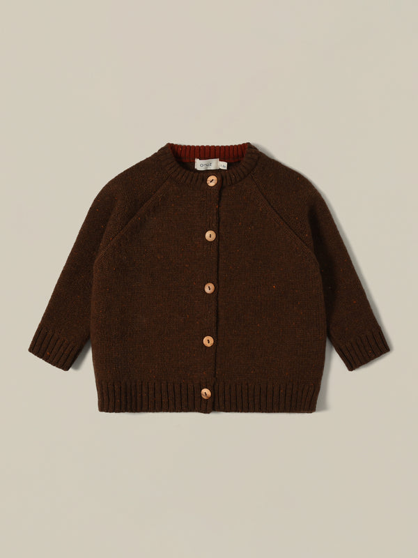 Soil Boxy Wool Cardigan