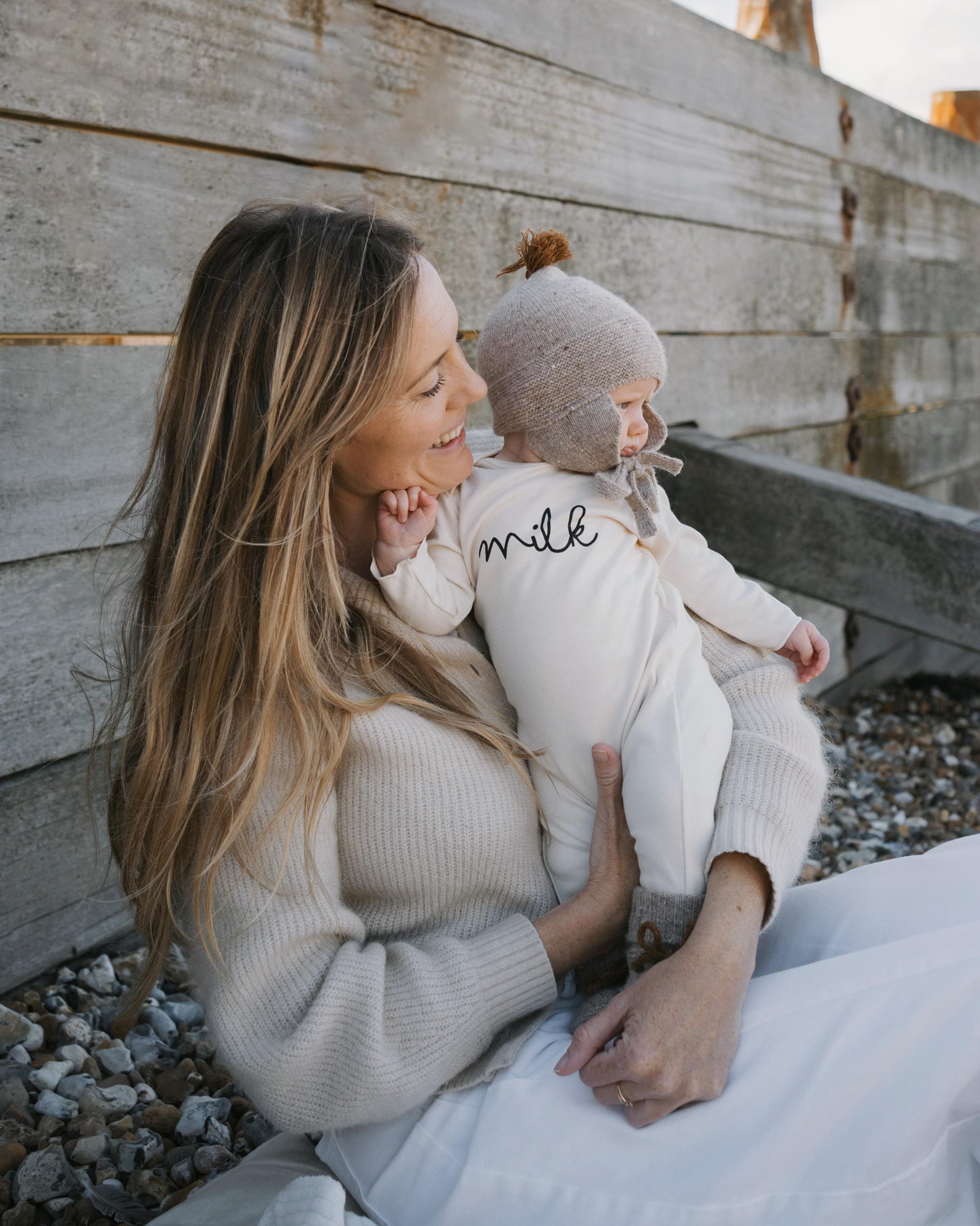 ロンパース・カバーオール organic zoo Cosy Wild Onesie Undyed 6-12 Cosy Wild Onesie | Organic Zoo