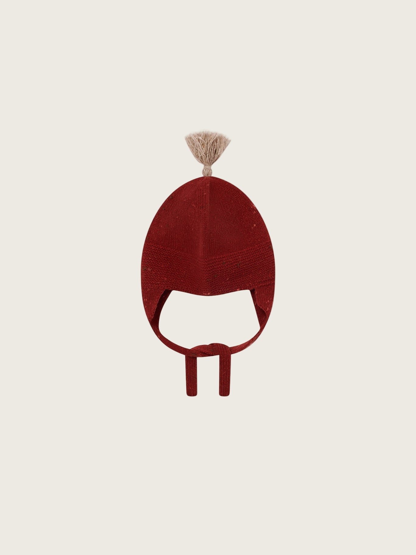 Paprika Contrast Tassel Hat | Organic Zoo