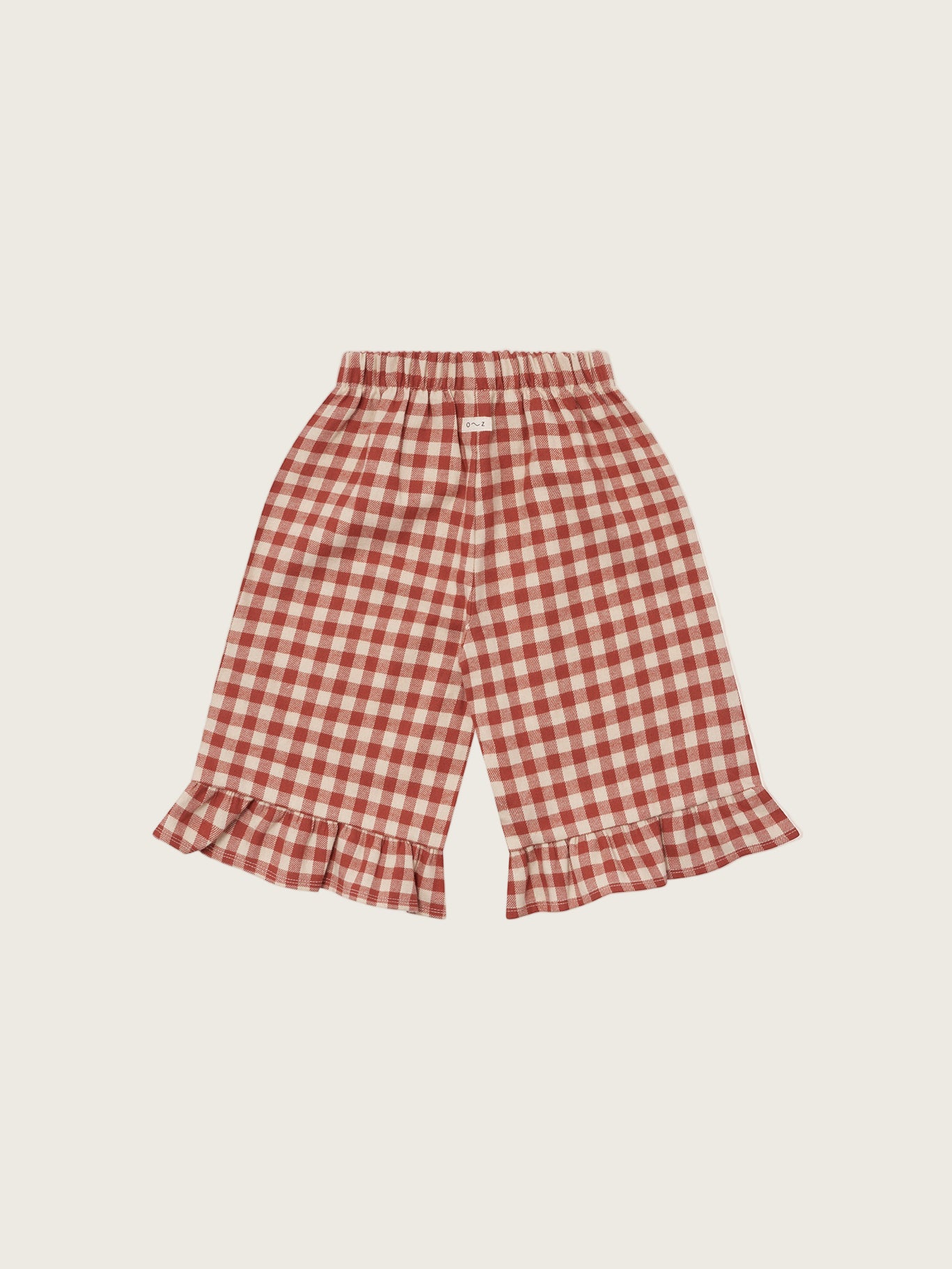 organic zoo Gingham Frill Culottes 1〜2y Paprika Gingham Frill Culottes | Organic Zoo